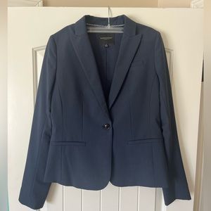 Banana Republic Italian Wool Classic Blazer- Solid Navy